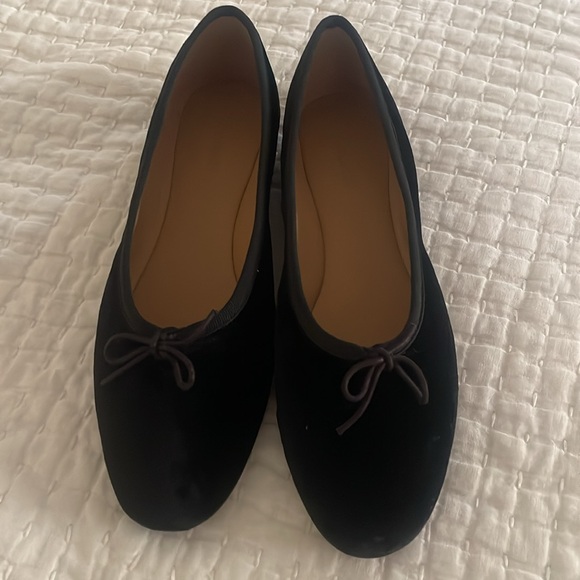 Madewell April Black Velvet Ballet Flats - Picture 8 of 9